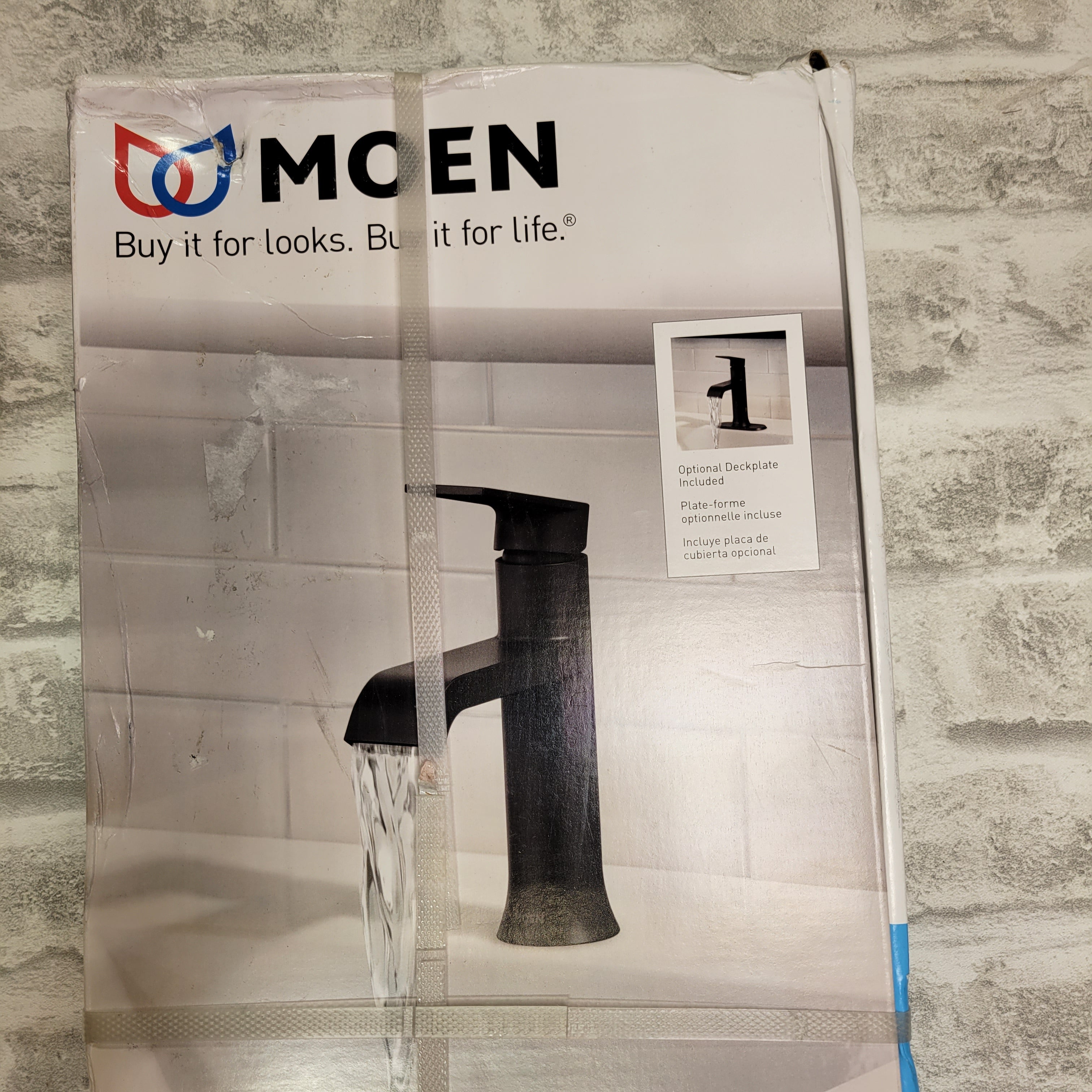 Genta Single Hole Single-Handle Bathroom Faucet in Matte Black (7645007118574)